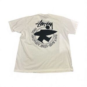 Stussy Surfman International Beach 605 Tee White XL